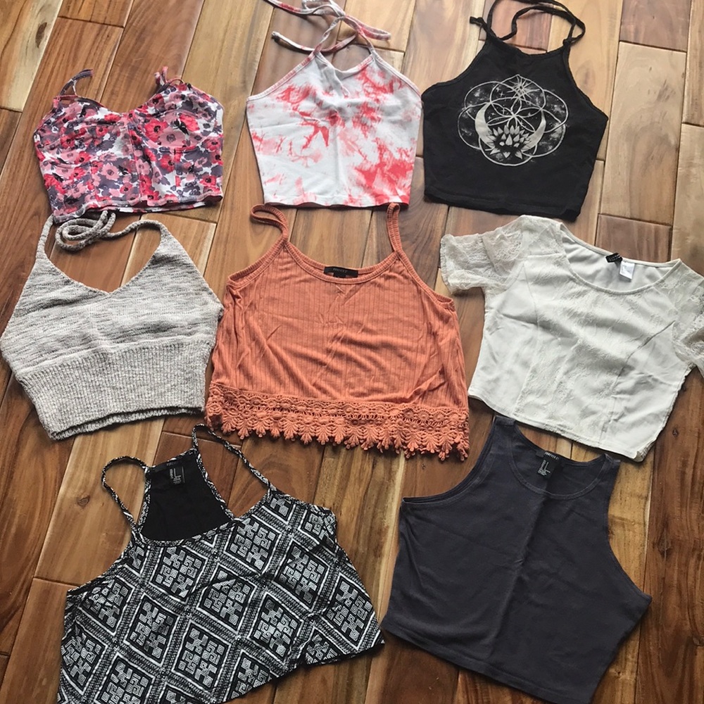 8 crop tops! SOLD